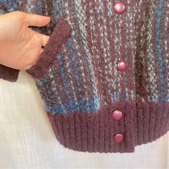 P.G.E.•Oversized Button-Up Cardigan•Pockets•Sz M - Picture 6 of 11